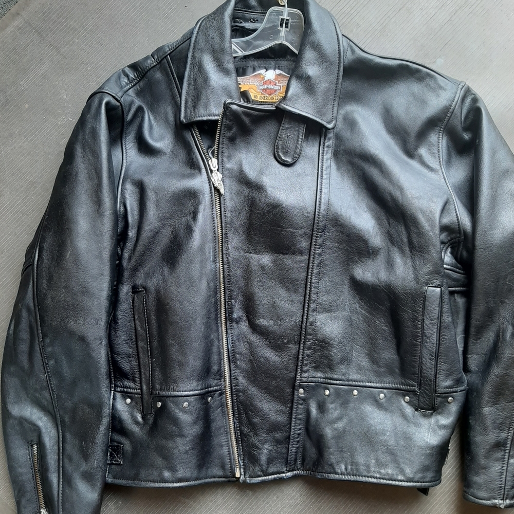 Vintage Harley Davidson's riding jacket heavy